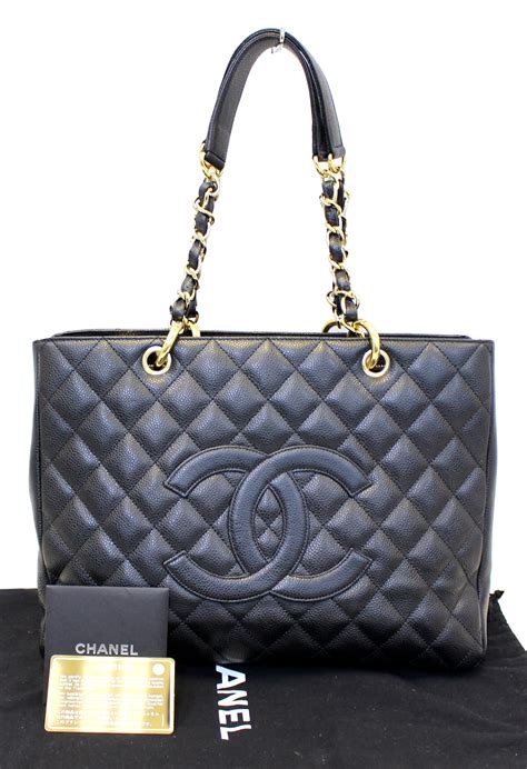 Shop Chanel Caviar Leather Handbags 